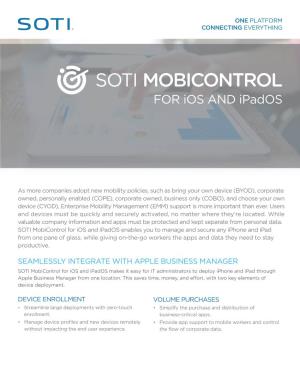 SOTI Mobicontrol for Ios and Ipados