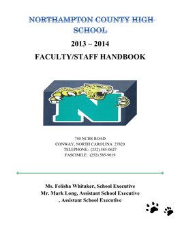 2014 Faculty/Staff Handbook