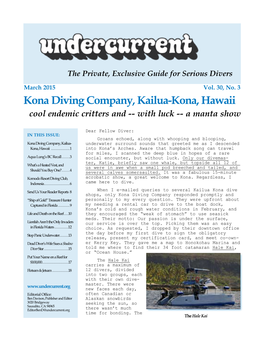 Kona Diving Company, Kailua-Kona, Hawaii +