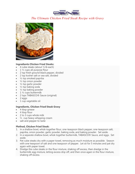 The Ultimate Chicken Fried Steak Recipe with Gravy