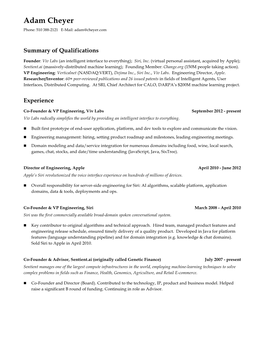 Resume - Page 2