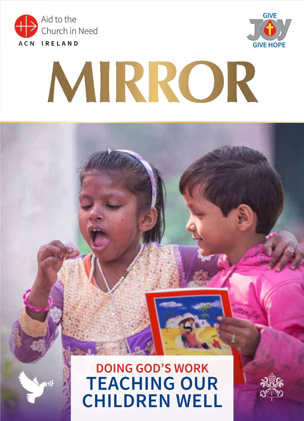 Teaching Our Children Well Mirror Give Joy, Give Hope