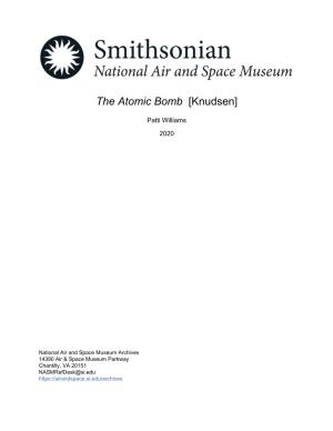 The Atomic Bomb [Knudsen]