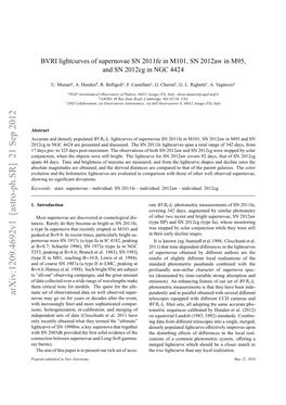 Arxiv:1209.4692V1 [Astro-Ph.SR] 21 Sep 2012 Rpitsbitdt E Astronomy New to Submitted Preprint a Bursts)