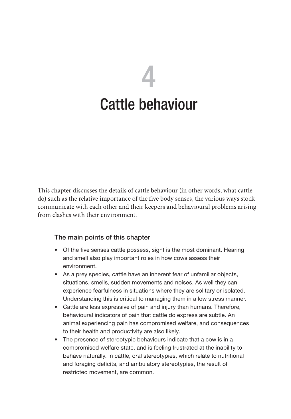 Cattle Behaviour