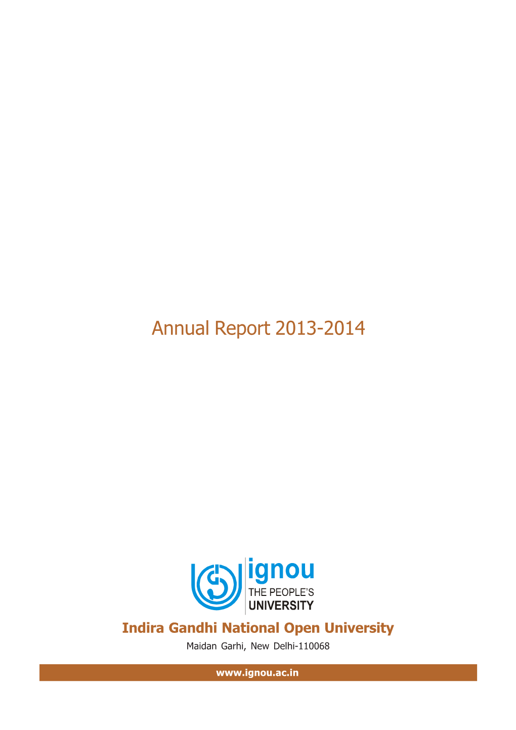 Annual Report 2013-2014