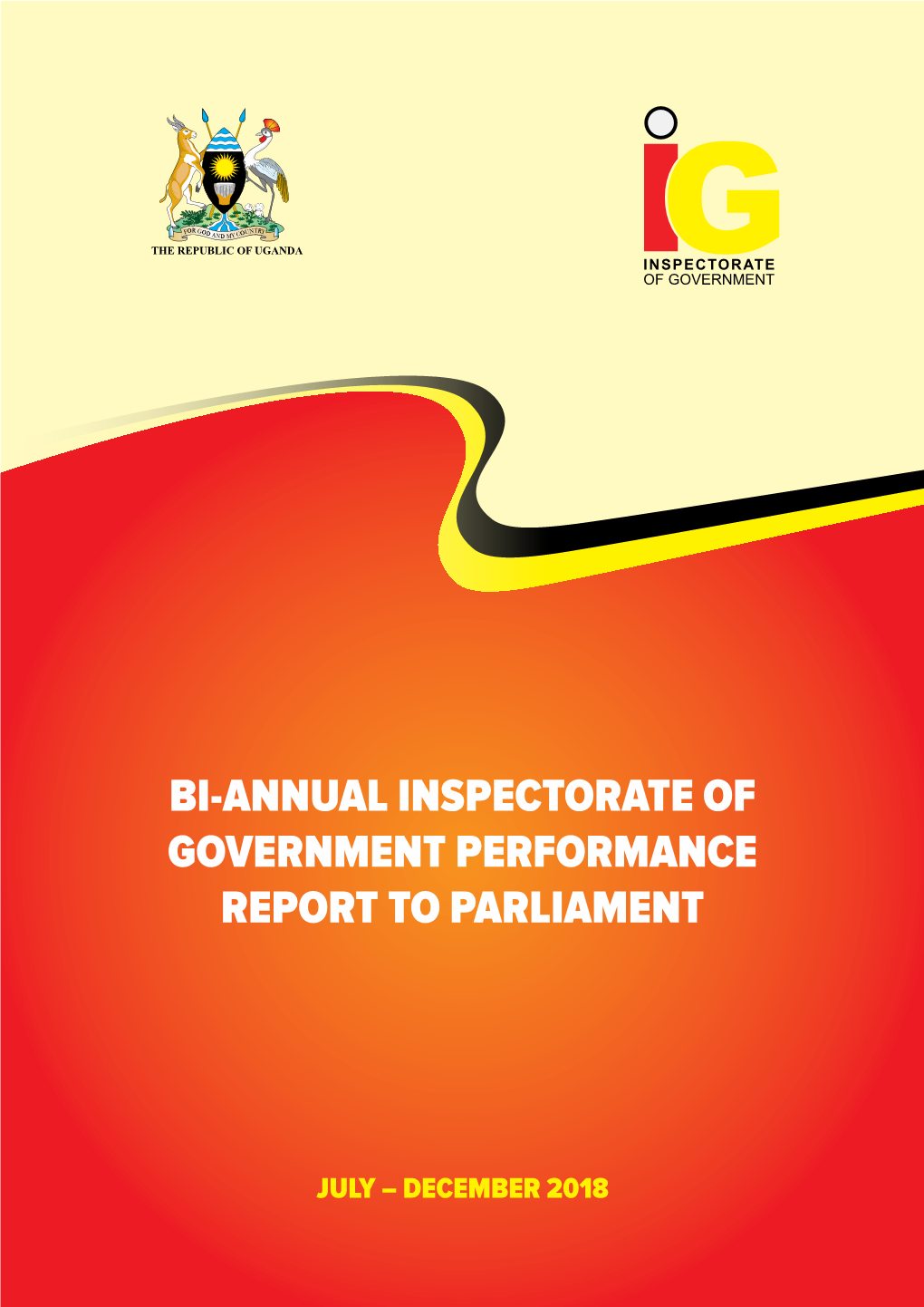 IG Report to Parliament July to December 2018