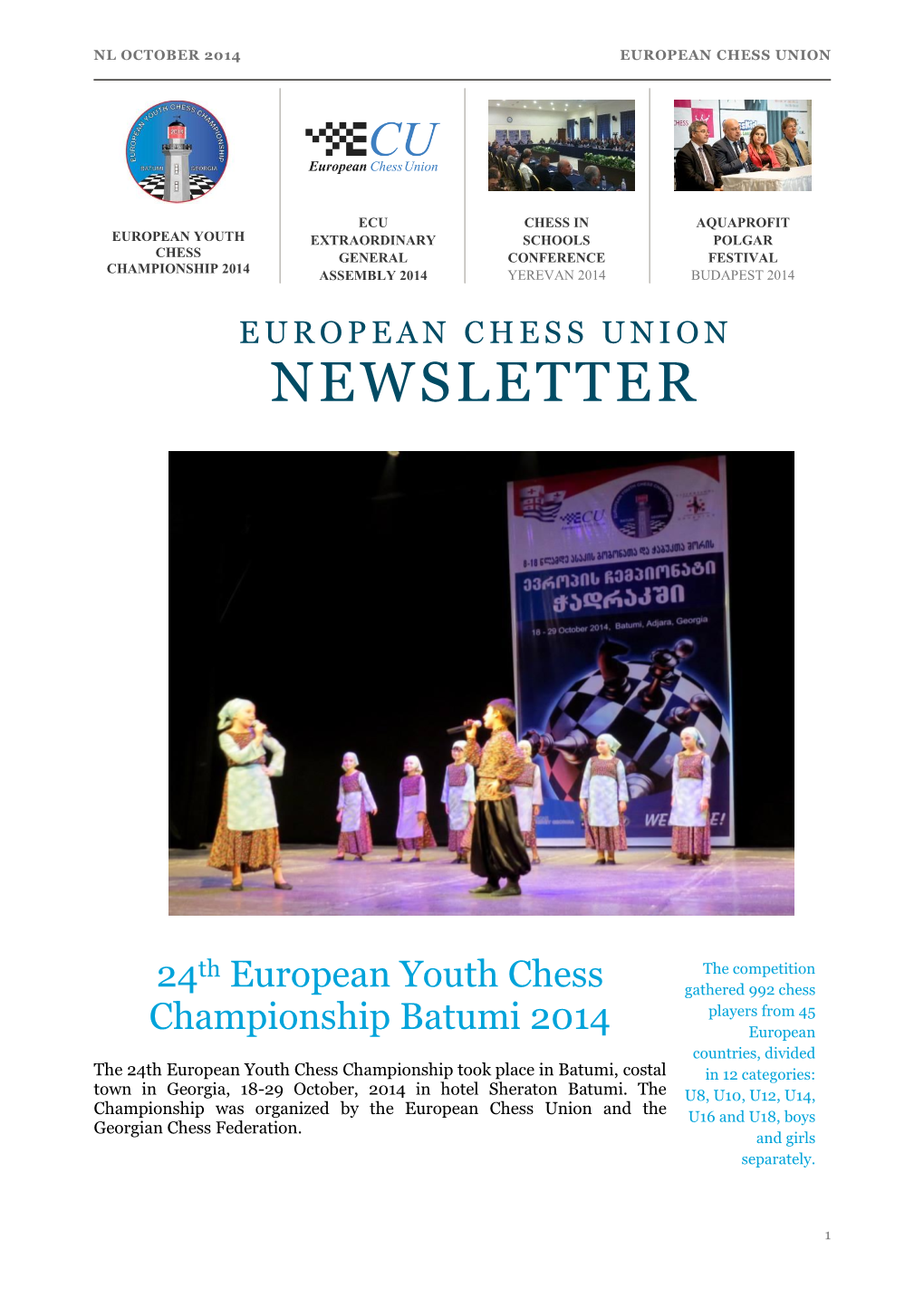 ECU Newsletter October 2014