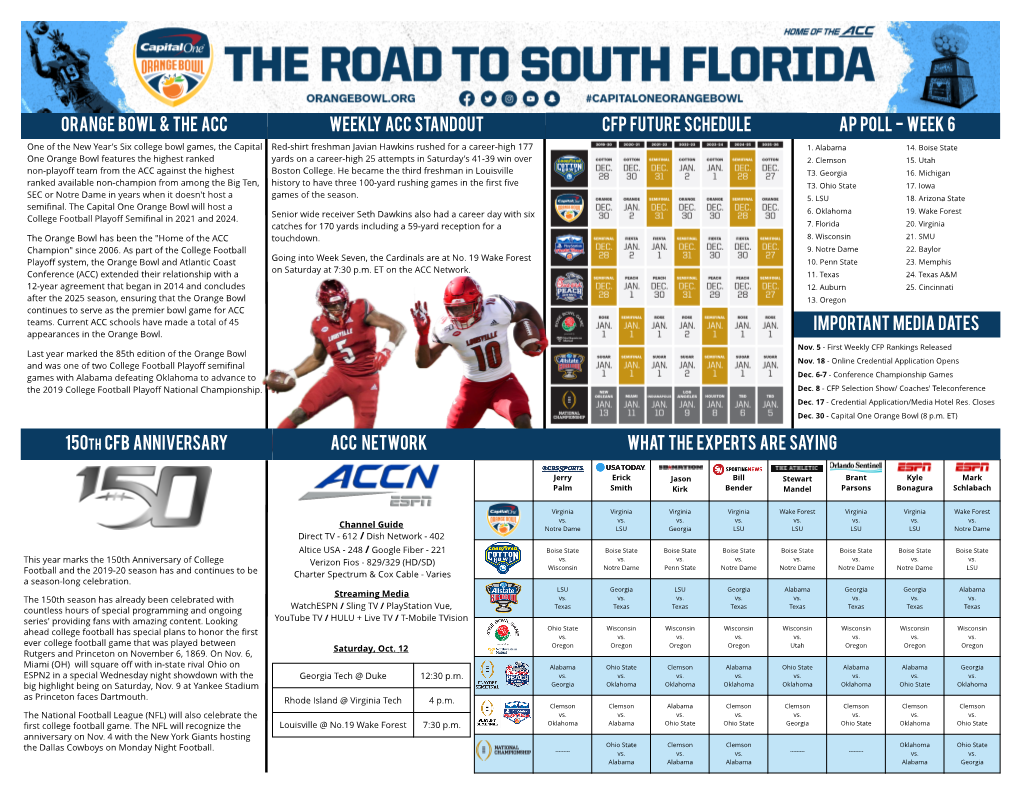 Important Media Dates Ap Poll