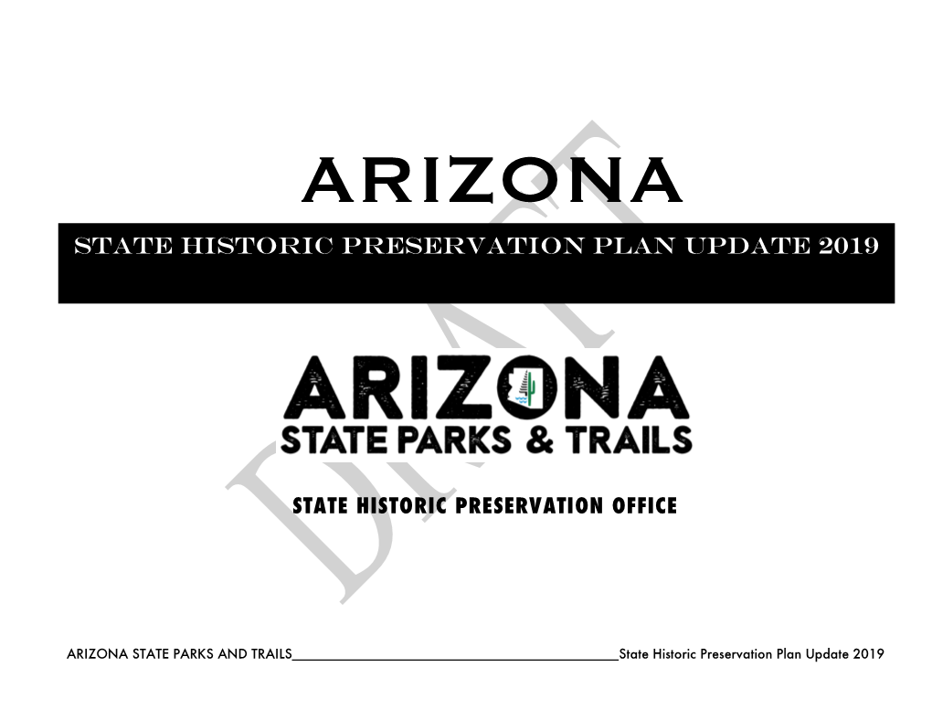 State Historic Preservation Plan Update 2019