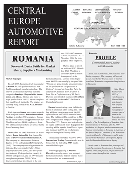 Central Europe Automotive Report