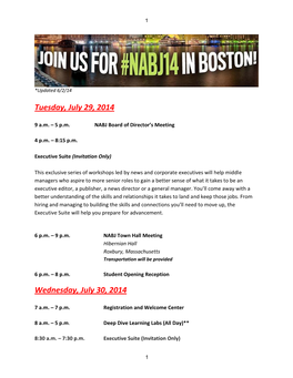 Schedule- Boston 2014.Docx