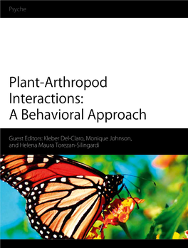Plant-Arthropod Interactions: a Behavioral Approach