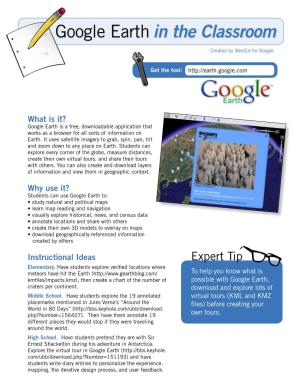 Google Earth in the Classroom