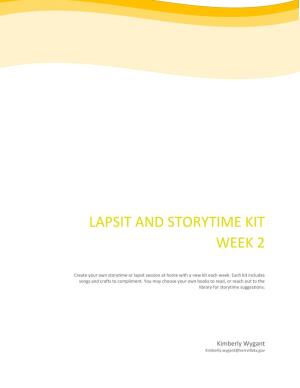Lapsit and Storytime Kit Week 2
