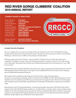 RRGCC Annual Report 2018