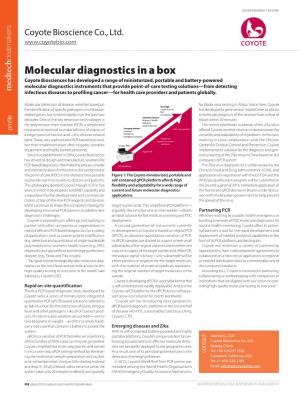 Molecular Diagnostics in Abox Coyote Bioscience Co., Ltd