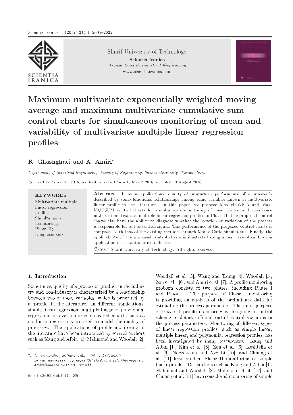 Maximum Multivariate Exponentially Weighted Moving Average And