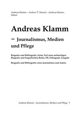 Andreas Klamm – Andrew P