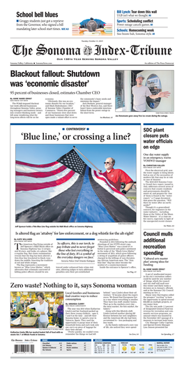 'Blue Line,' Or Crossing a Line?