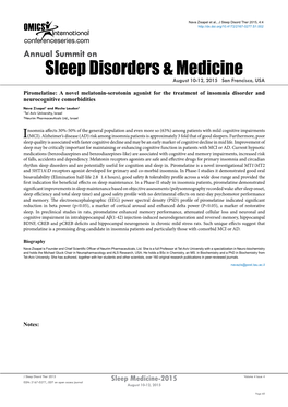 Sleep Disorders & Medicine