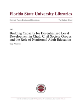 Civil Society Groups and the Role of Nonformal Adult Education Gary P