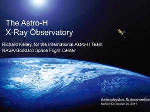 The Astro-H X-Ray Observatory