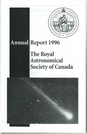 RASC Annual Report 1996