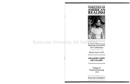 Syracuse University Art Galleriesan Informal Selection from the Syracuse University Art Collections