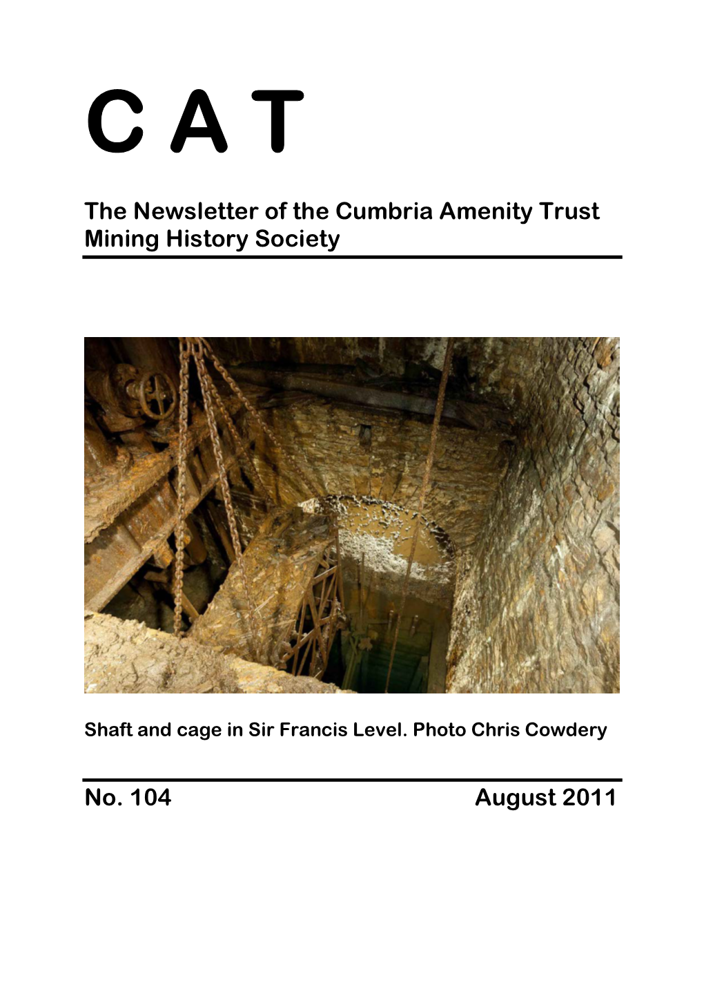 NEWSLETTER 104 August 2011