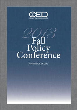 Fall Policy Conference