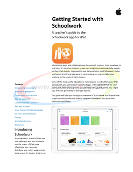 Getting Started with Schoolwork En-GB.Pages