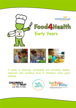 Food4health Early Years Guide