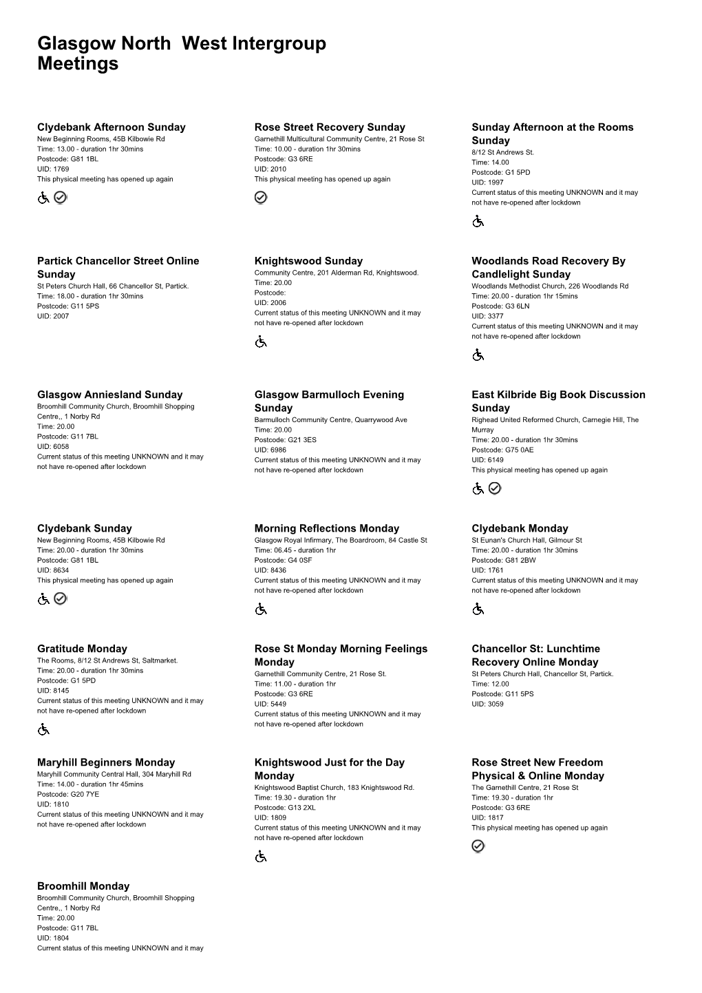 Download Meetings List in PDF Format