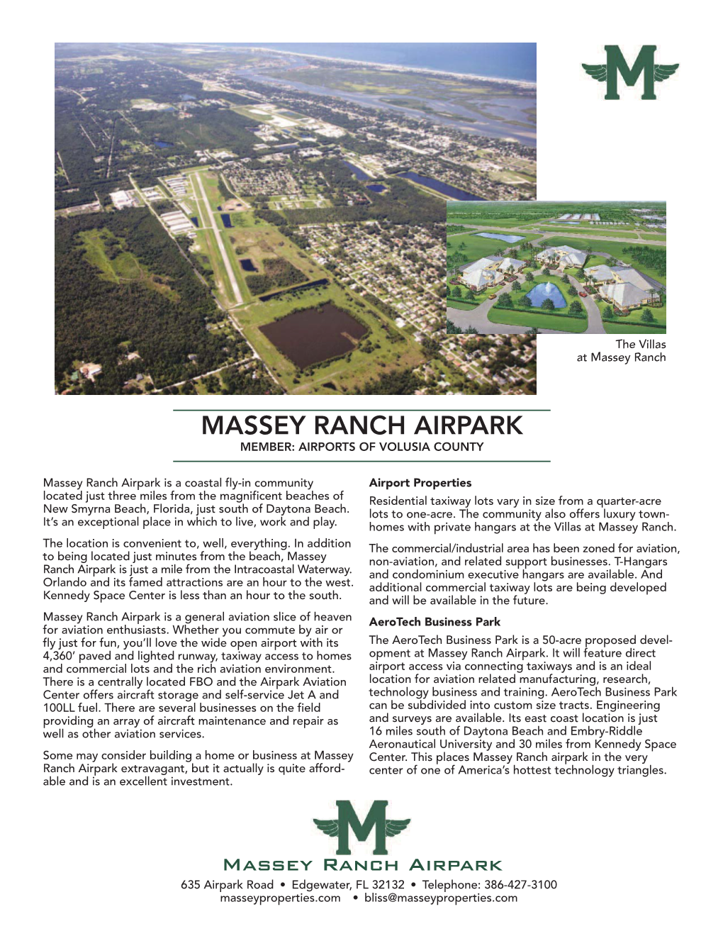 Massey Ranch Airpark Member: Airports of Volusia County