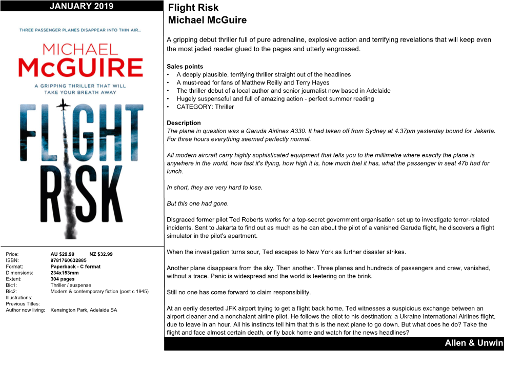 Flight Risk Michael Mcguire