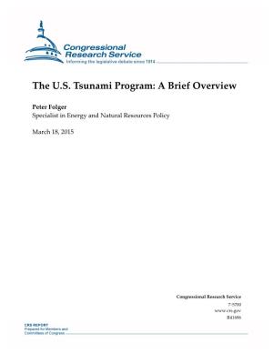The U.S. Tsunami Program: a Brief Overview