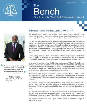 Tribunal Holds Session Amid COVID-19