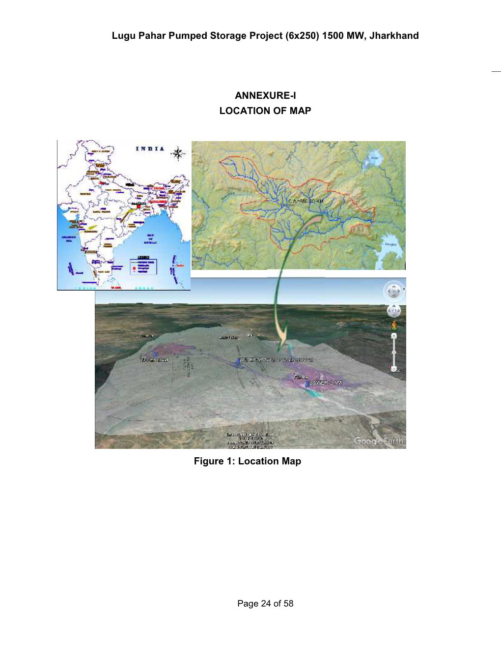 Lugu Pahar Pumped Storage Project (6X250) 1500 MW, Jharkhand