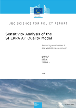 Sensitivity Analysis of the SHERPA Air Quality Model