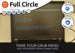 Full Circle Magazine #170 Contents ^ Full Circle Magazine Is Neither Aﬃliated With,1 Nor Endorsed By, Canonical Ltd