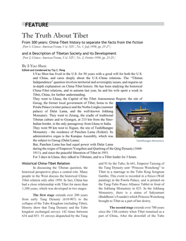 The Truth About Tibet from 300 Years: China-Tibet History to Separate the Facts from the Fiction [Part 1, Chinese American Forum, Vol