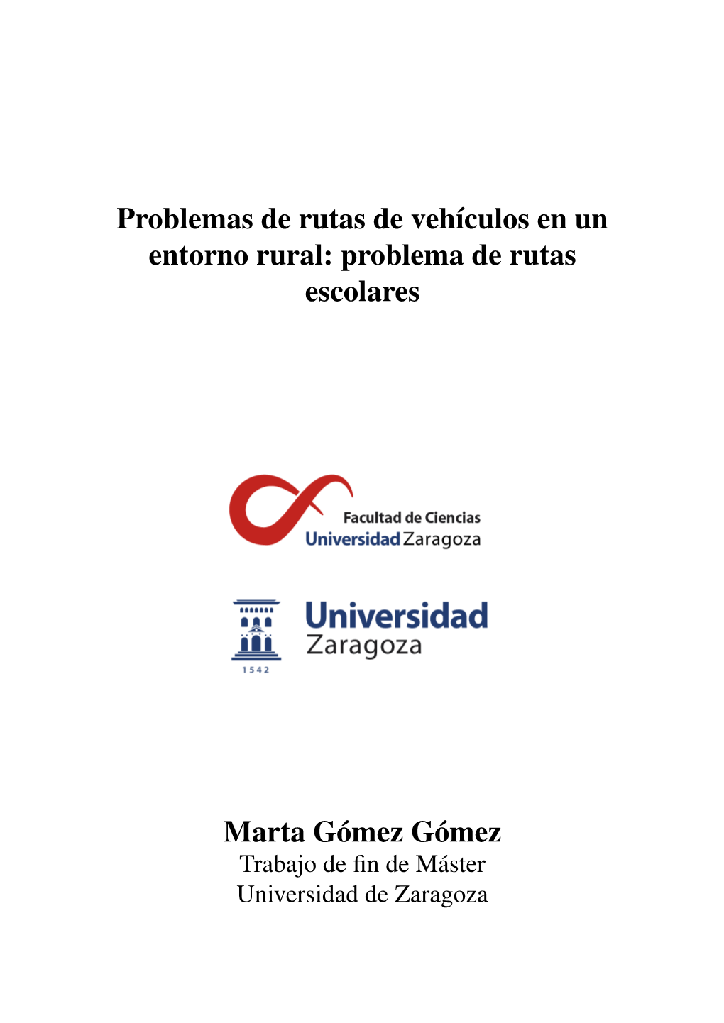 Problema De Rutas Escolares Marta Gómez Gómez