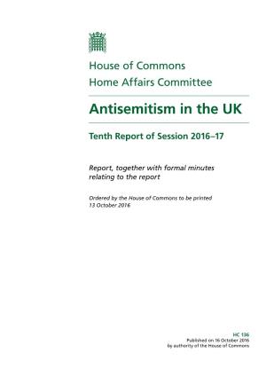 Antisemitism in the UK