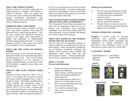 Noxious Weed Management Brochure