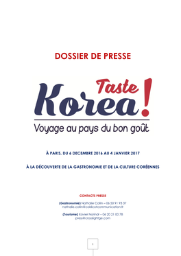 Dossier De Presse