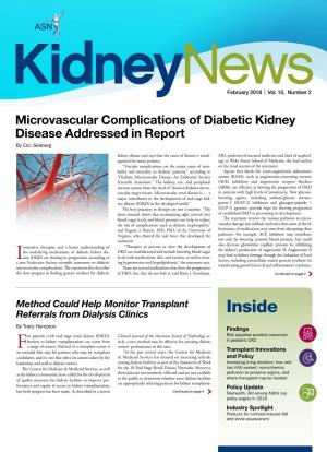 Kidney News | February 2018