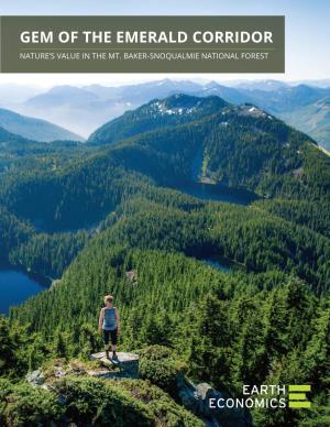 Gem of the Emerald Corridor-Nature's Value in the Mt Baker-Snoqualmie National Forest