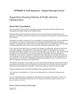 Supporting Housing Delivery & Public Service