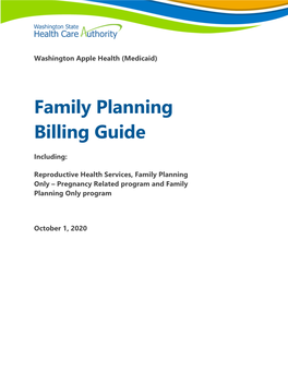 Family Planning Billing Guide